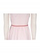 Final Fantasy VII Remake Aerith Gainsborough Halloween Cosplay Costume Dress And Necklace And Bowknot Hair Clip