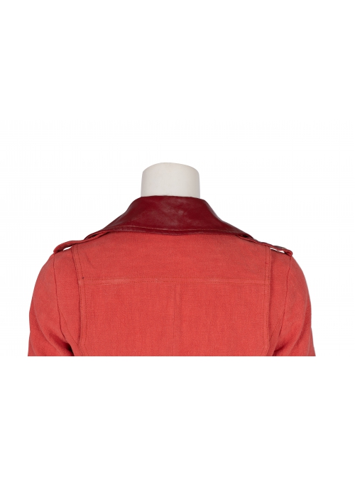 Final Fantasy VII Remake Aerith Gainsborough Halloween Cosplay Costume Red Jacket