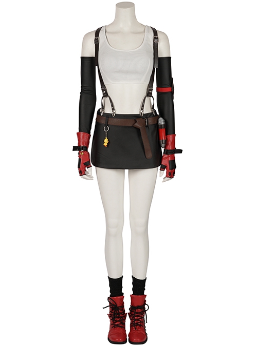 Final Fantasy VII Remake Tifa Lockhart Halloween Cosplay Accessories Back Straps And Belt Components