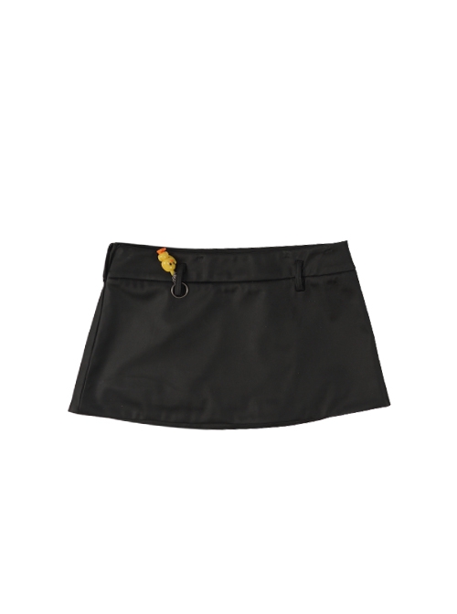 Final Fantasy VII Remake Tifa Lockhart Halloween Cosplay Costume Black Skirt And Small Yellow Duck Ornament