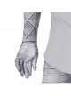 TV Drama Moon Knight Marc Spector White Bodysuit Suit Halloween Cosplay Costume Set