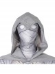 TV Drama Moon Knight Marc Spector White Bodysuit Suit Halloween Cosplay Costume Set