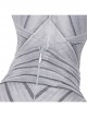 TV Drama Moon Knight Marc Spector White Bodysuit Suit Halloween Cosplay Costume Set