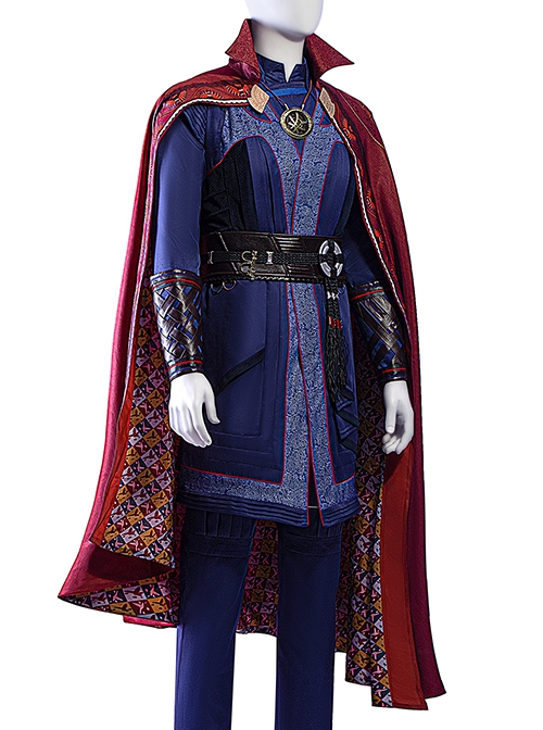 Doctor Strange In The Multiverse Of Madness Stephen Strange New Version Halloween Cosplay Costume Red Cloak