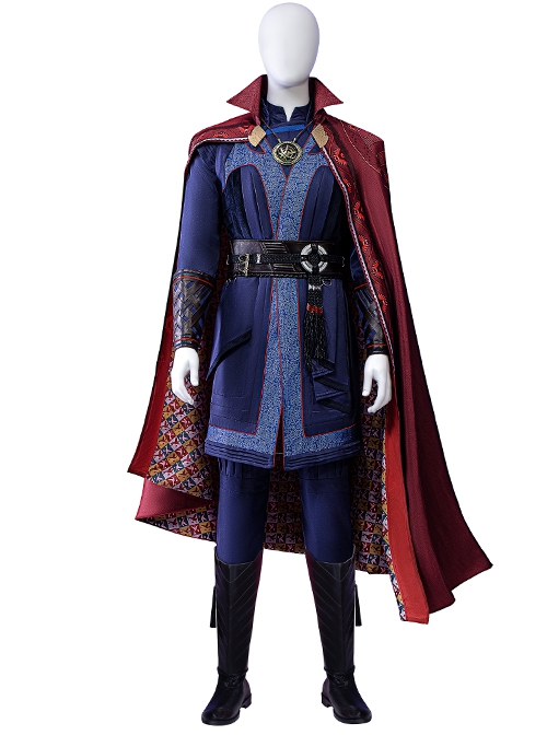 Doctor Strange In The Multiverse Of Madness Stephen Strange New Version Halloween Cosplay Costume Red Cloak