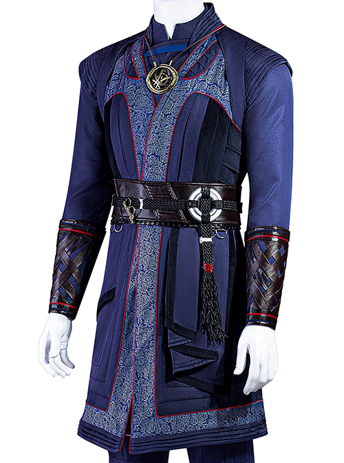 Doctor Strange In The Multiverse Of Madness Stephen Strange New Version Halloween Cosplay Costume Blue Outer Top