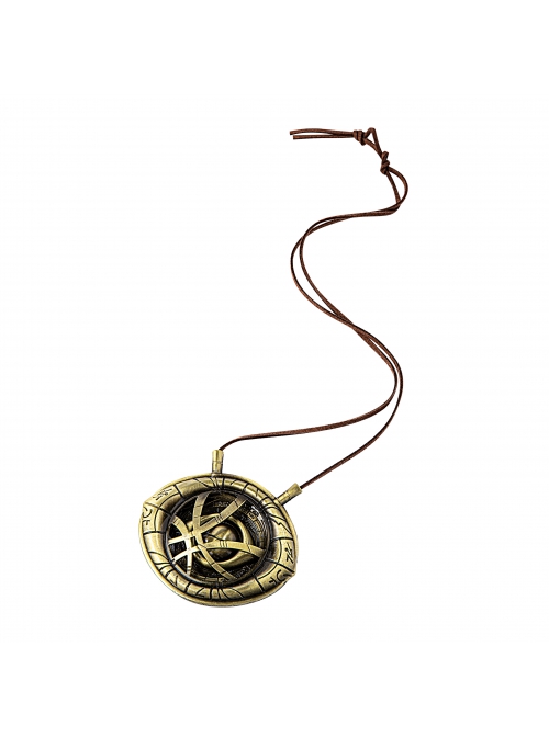 Doctor Strange In The Multiverse Of Madness Stephen Strange New Version Halloween Cosplay Accessories Bronze Necklace