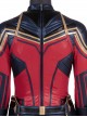The Avengers 4 Endgame Captain Marvel Carol Danvers Halloween Cosplay Costume Red Vest