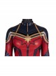 The Avengers 4 Endgame Captain Marvel Carol Danvers Halloween Cosplay Costume Red Vest