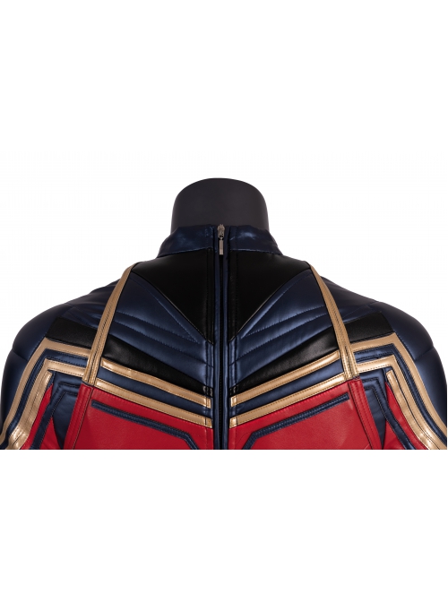 The Avengers 4 Endgame Captain Marvel Carol Danvers Halloween Cosplay Costume Red Vest