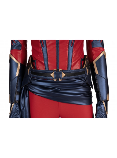 The Avengers 4 Endgame Captain Marvel Carol Danvers Halloween Cosplay Accessories Dark Blue Waistband And Apron