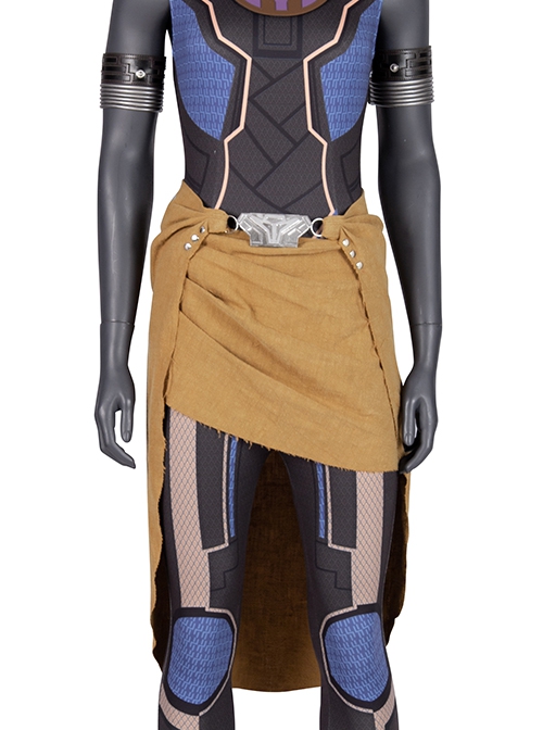 Avengers Endgame Black Panther Princess Shuri Halloween Cosplay Accessories Khaki Aprons