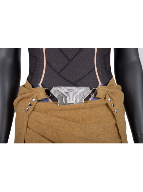 Avengers Endgame Black Panther Princess Shuri Halloween Cosplay Accessories Khaki Aprons