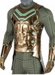 Spider-Man Far From Home Mysterio Battle Suit Halloween Cosplay Costume Golden Vest