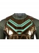 Spider-Man Far From Home Mysterio Battle Suit Halloween Cosplay Costume Golden Vest