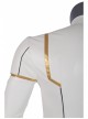 The Flash Season 5 Godspeed August Heart White Battle Suit Halloween Cosplay Costume White Bodysuit