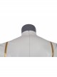The Flash Season 5 Godspeed August Heart White Battle Suit Halloween Cosplay Costume White Bodysuit