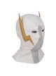 The Flash Season 5 Godspeed August Heart White Battle Suit Halloween Cosplay Accessories EVA Helmet