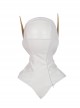 The Flash Season 5 Godspeed August Heart White Battle Suit Halloween Cosplay Accessories EVA Helmet