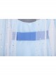 Frozen 2 Elsa Blue Dress Suit Halloween Cosplay Costume Blue Gradient Outerwear