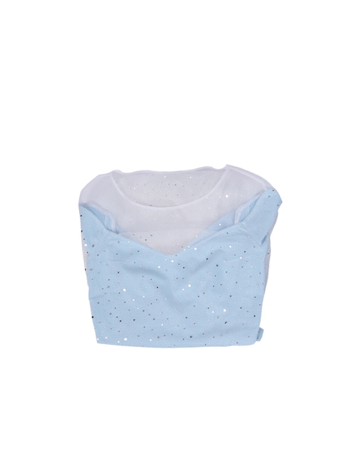 Frozen 2 Elsa Blue Dress Suit Halloween Cosplay Costume Blue Dress