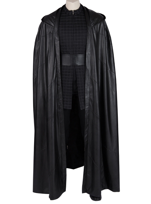 Star Wars The Rise Of Skywalker Kylo Ren Halloween Cosplay Costume Black Cloak