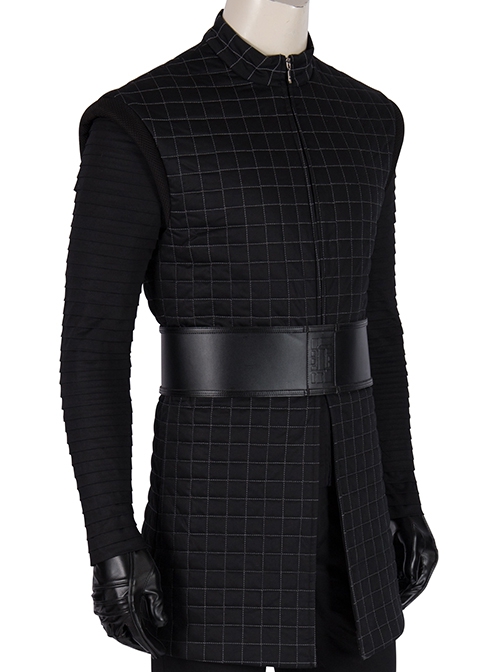 Star Wars The Rise Of Skywalker Kylo Ren Halloween Cosplay Costume Black Vest