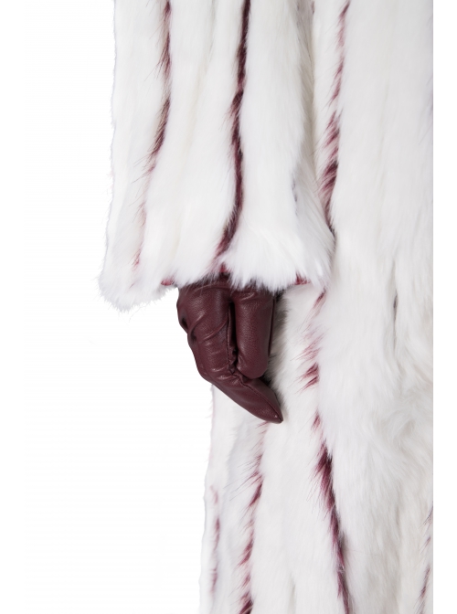 Game Of Thrones Season 8 Daenerys Targaryen Stormborn Dragon Mother Plush Coat Suit Halloween Cosplay Accessories Red Scarf And Gloves
