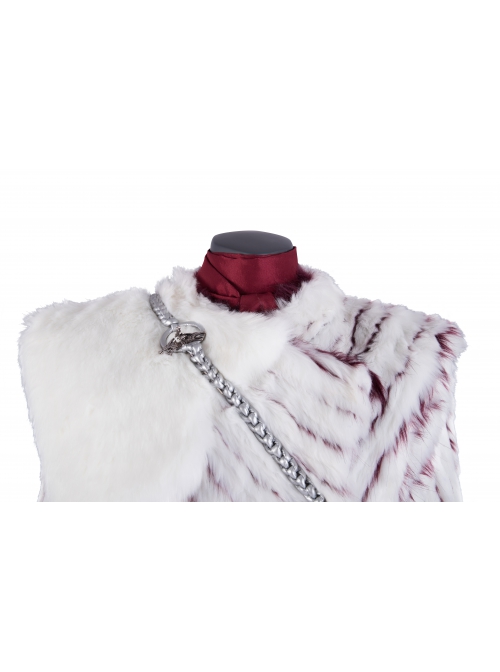 Game Of Thrones Season 8 Daenerys Targaryen Stormborn Dragon Mother Plush Coat Suit Halloween Cosplay Accessories Shawl And Silver Ornament