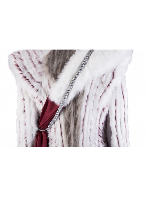 Game Of Thrones Season 8 Daenerys Targaryen Stormborn Dragon Mother Plush Coat Suit Halloween Cosplay Accessories Shawl And Silver Ornament