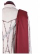 Game Of Thrones Season 8 Daenerys Targaryen Dragon Mother Suede Coat Suit Halloween Cosplay Costume Red Cloak