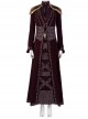 Game Of Thrones Season 8 Cersei Lannister Halloween Cosplay Costume Red Coat