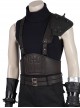 Final Fantasy VII Remake Cloud Strife Dark Blue Version Halloween Cosplay Costume Dark Blue Vest