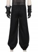 Final Fantasy VII Remake Cloud Strife Dark Blue Version Halloween Cosplay Costume Black Trousers