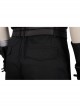 Final Fantasy VII Remake Cloud Strife Dark Blue Version Halloween Cosplay Costume Black Trousers