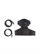 Final Fantasy VII Remake Cloud Strife Dark Blue Version Halloween Cosplay Accessories Black Belts And Girdle And Shoulder Guard