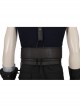 Final Fantasy VII Remake Cloud Strife Dark Blue Version Halloween Cosplay Accessories Black Belts And Girdle And Shoulder Guard