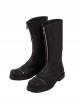 Final Fantasy VII Remake Cloud Strife Dark Blue Version Halloween Cosplay Accessories Black Brown Boots