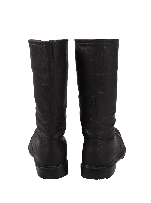 Final Fantasy VII Remake Cloud Strife Dark Blue Version Halloween Cosplay Accessories Black Brown Boots