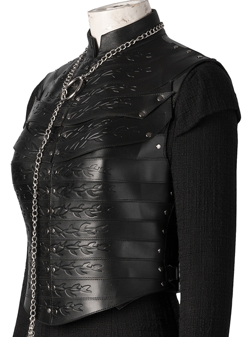 Game Of Thrones Season 8 Sansa Stark Winter Black Fur Collar Cloak Suit Halloween Cosplay Costume Black Vest
