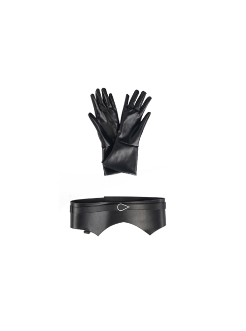 Game Of Thrones Season 8 Sansa Stark Winter Black Fur Collar Cloak Suit Halloween Cosplay Accessories Gloves And Waistband