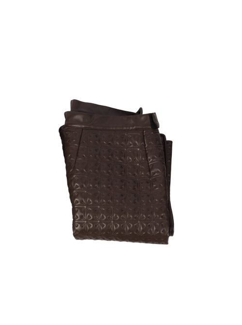 Game Of Thrones Season 8 Arya Stark Brown Leather Top Suit Halloween Cosplay Costume Brown Apron
