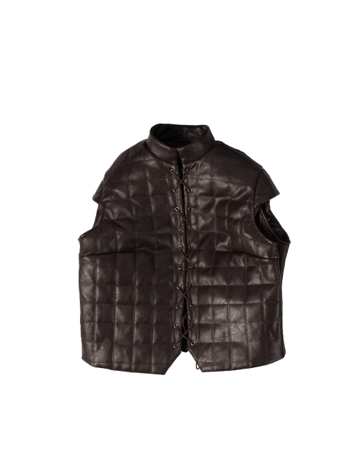 Game Of Thrones Season 8 Arya Stark Brown Leather Top Suit Halloween Cosplay Costume Brown Top