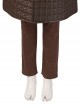 Game Of Thrones Season 8 Arya Stark Brown Leather Top Suit Halloween Cosplay Costume Brown Trousers