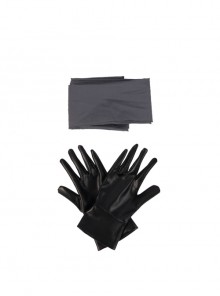 Game Of Thrones Season 8 Arya Stark Brown Leather Top Suit Halloween Cosplay Accessories Gloves And Scarf