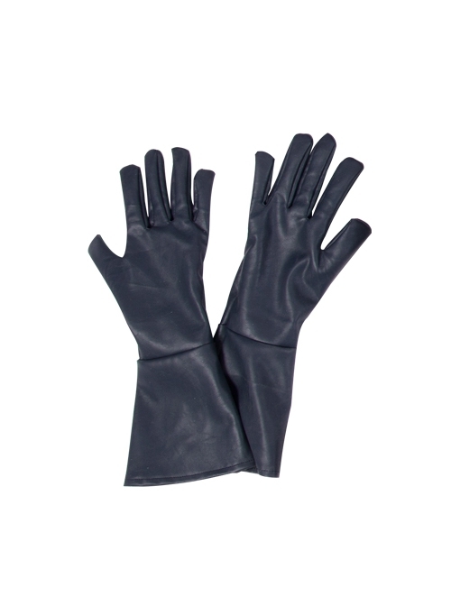 Game Of Thrones Season 8 Jon Snow Brown Fur Collar Black Cloak Suit Halloween Cosplay Accessories Black Gloves