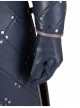Game Of Thrones Season 8 Jon Snow Brown Fur Collar Black Cloak Suit Halloween Cosplay Accessories Black Gloves
