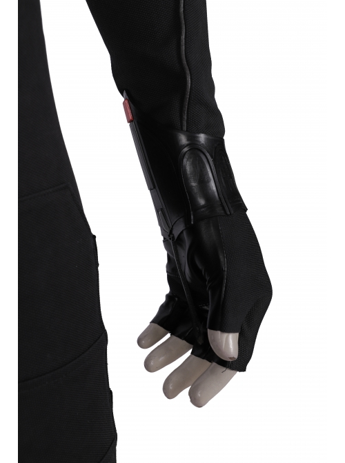 Spider-Man Far From Home Peter Parker Sneak Version Black Battle Suit Halloween Cosplay Accessories Gloves And Wrist Guards