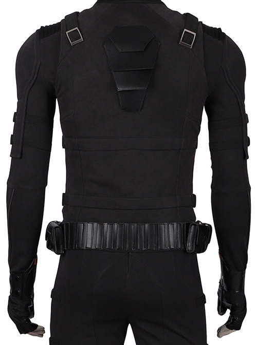 Spider-Man Far From Home Peter Parker Sneak Version Black Battle Suit Halloween Cosplay Costume Black Vest And Waistband