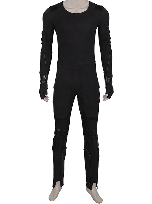 Spider-Man Far From Home Peter Parker Sneak Version Black Battle Suit Halloween Cosplay Costume Black Bodysuit